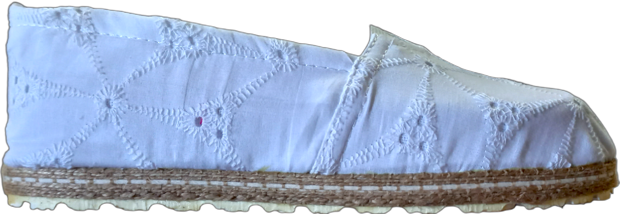 alpargata de broderie